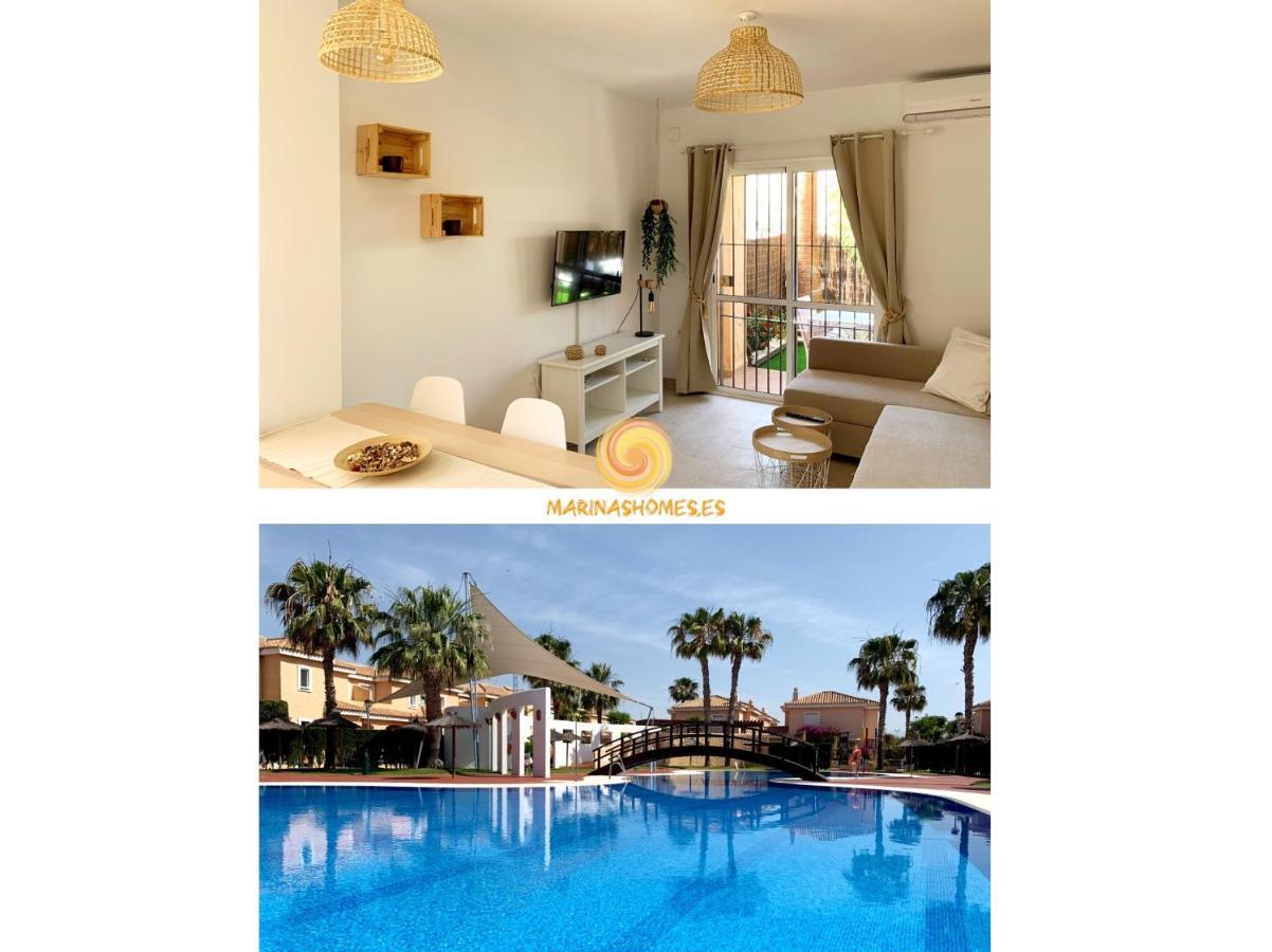 Marinas Sol - Tu hogar con jardín privado! Apartamento Vera Exterior foto